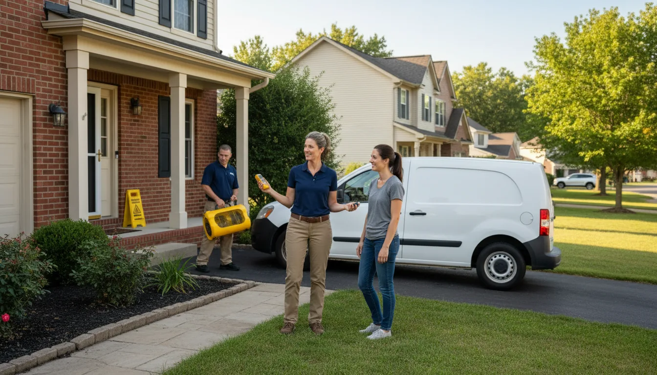 Water restoration image for Water Damage & Restoration Services in Williamsburg, MI